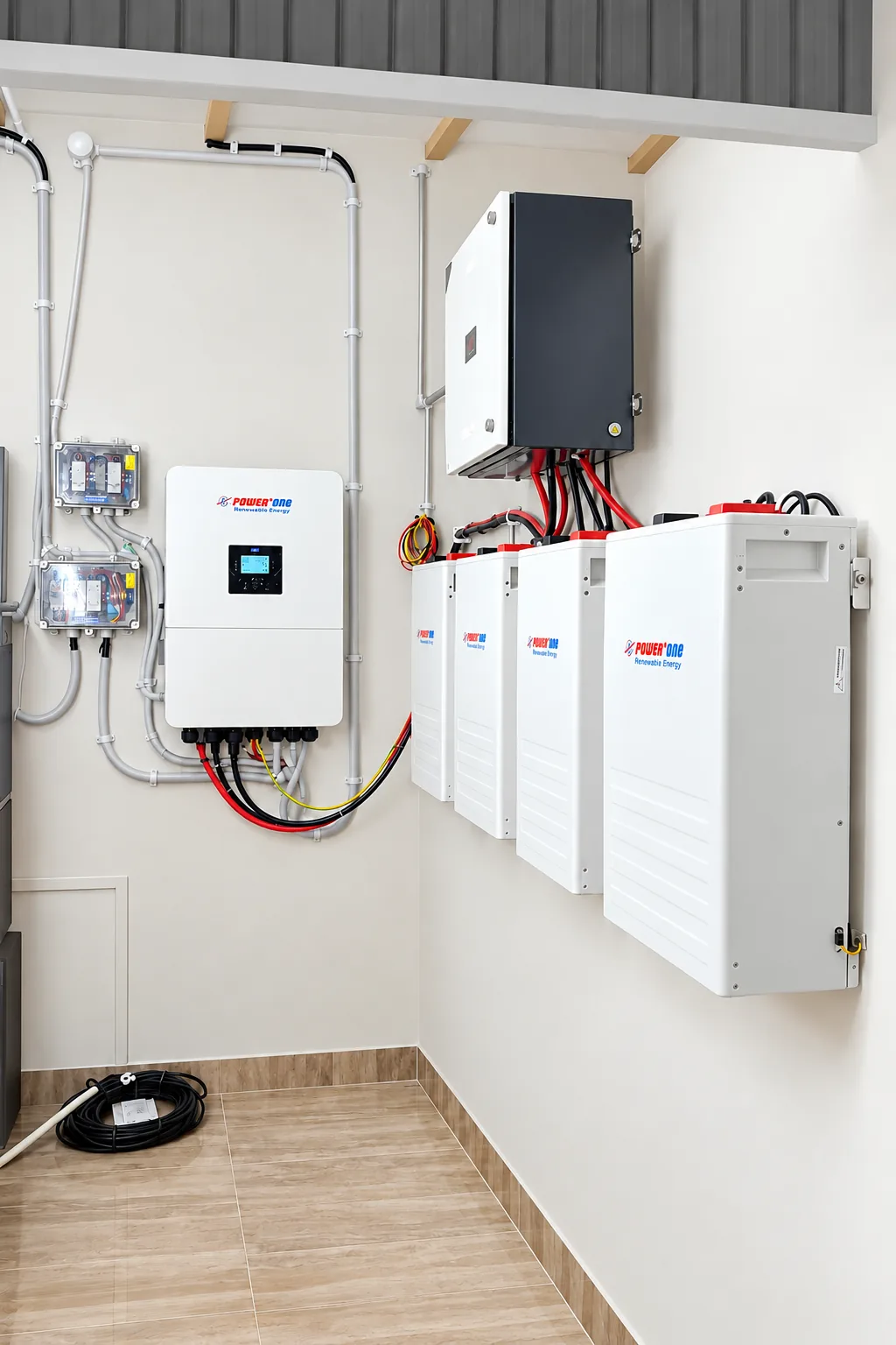 15kW hybrid solar inverter with lithium battery storage, Meerut
