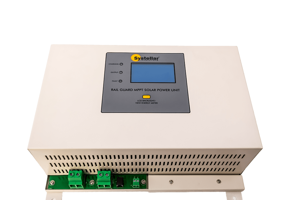 Rail Guard MPPT solar power unit for Indian Railways BVCM coaches