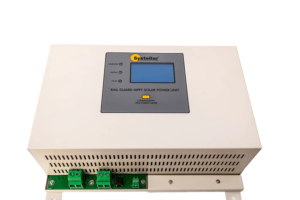 Rail Guard MPPT solar power unit for Indian Railways BVCM coaches
