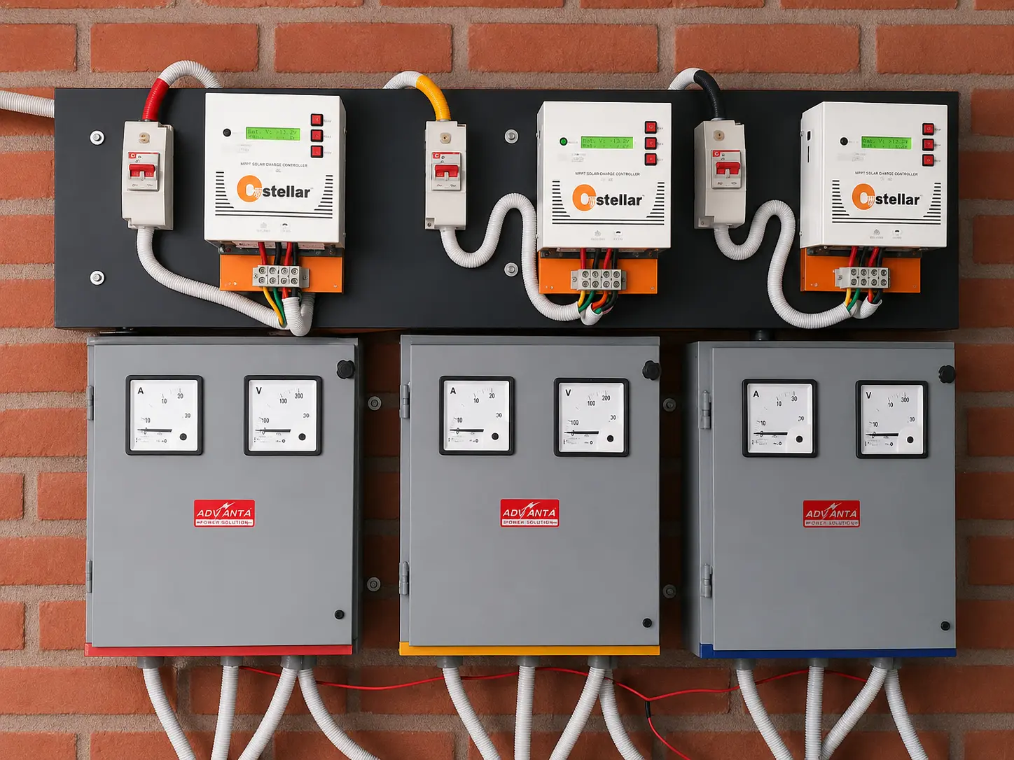 Installing PWM High Voltage Solar charge controller 96V 120V 144V 180V 196V 240V in parallel