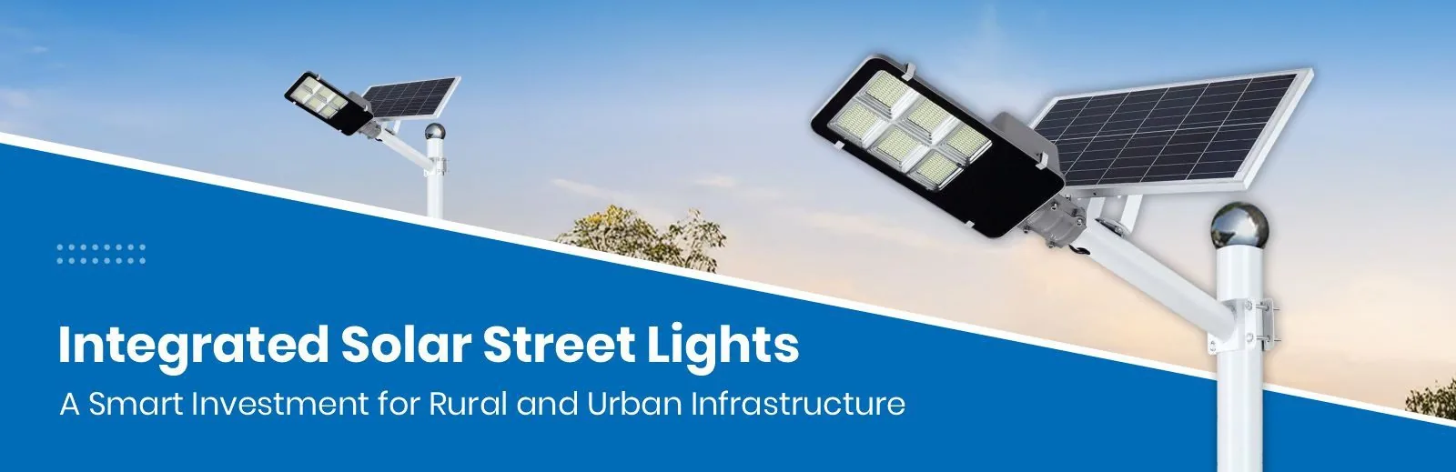 Integrated Solar street lights
