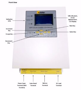 CC-MPPT-Gen6 Solar Charge Controller front view