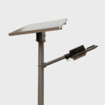 Integrated solar street light
