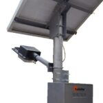 Integrated solar street light