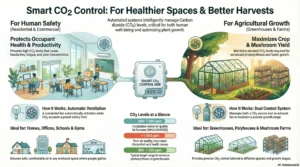 CO2 controller and monitor