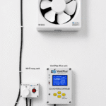 VentPlus CO2 monitor and controller typical setup with wi-fi relay