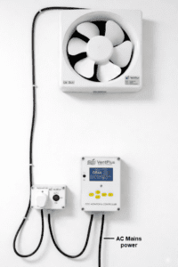 Ventplus CO2 monitor and controller installation setup