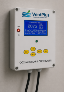 VentPlus CO2 monitor and controller