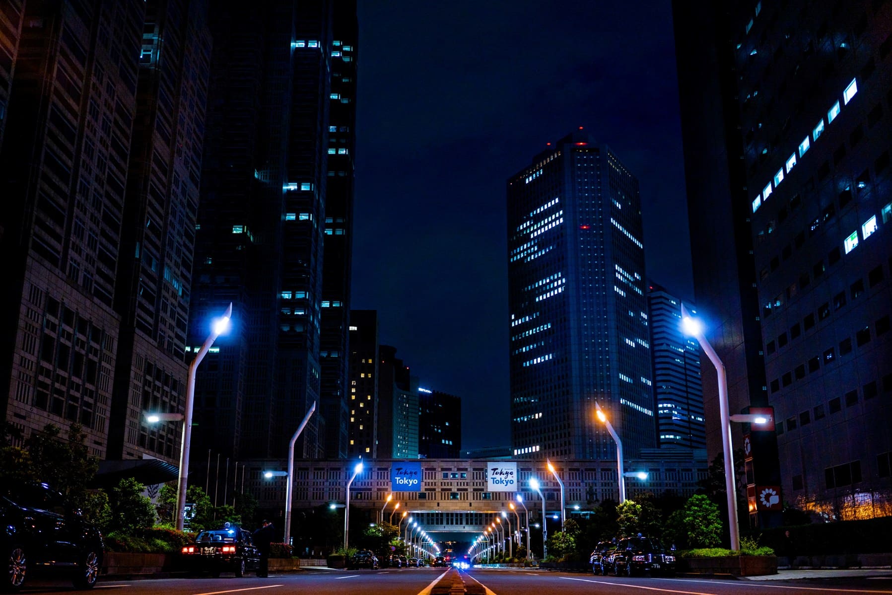 AC street light with motion sensor dimming